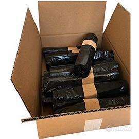 Sacchi neri immondizia spazzature per pattume