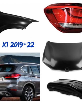 Bmw X1 F48 Lci musata cofano assetto freni fanale