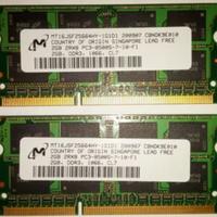 Moduli RAM per Notebook 2+2 GB