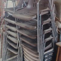 sedie ferro plastica 