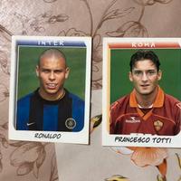 Figurine panini vintage ronaldo/totti
