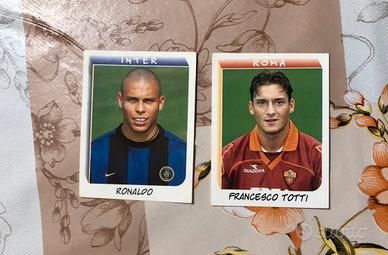 Figurine panini vintage ronaldo/totti