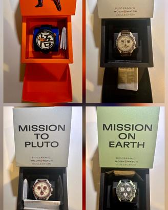 collezione moonswatch + swatch x dragonball
