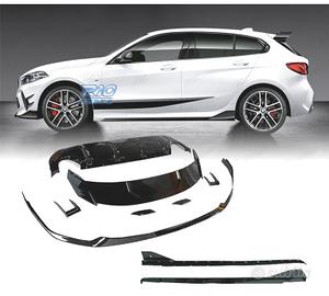 KIT AEREO BMW F40 LOOK M PERFORMANCE NERO LUCIDO