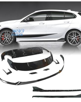 KIT AEREO BMW F40 LOOK M PERFORMANCE NERO LUCIDO