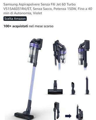 Scopa elettrica sena fili Samsung Jet 60