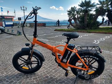 Bicicletta pieghevole con pedalata assistita