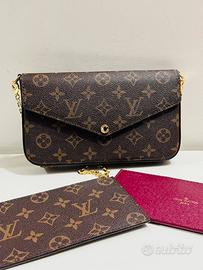 Borsa Louis Vuitton Felicie pochette tela monogram