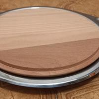 vassoio tondo con tagliere AMC, nuovi