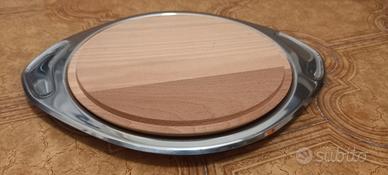 vassoio tondo con tagliere AMC, nuovi