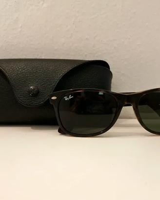 Occhiali da sole Ray-Ban rettangolari tartarugati