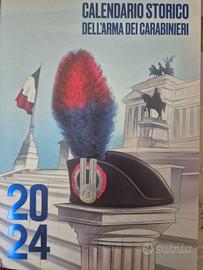 Calendario storico Arma dei Carabinieri anno 2024