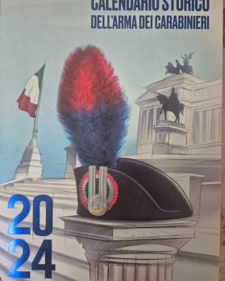 Calendario storico Arma dei Carabinieri anno 2024