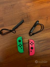 Joy-con nintendo swich verde e fucsia