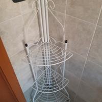 Angolare in ferro smaltato bianco