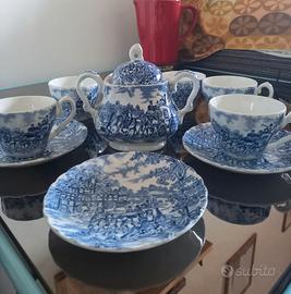 Servizio da caffè Vintage Myott Coaching Day