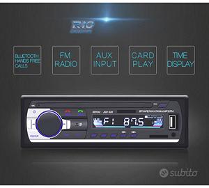AUTORADIO 1 DIN BLUETOOTH MP3 USB SD AUX