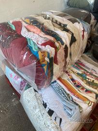 Federe lenzuola asciugamani casa stock