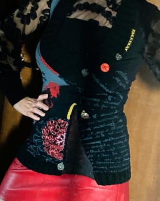 Desigual gilet lungo senza manica