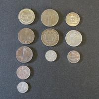 Lotto monete 1-2-5 lire Regno e Repubblica
