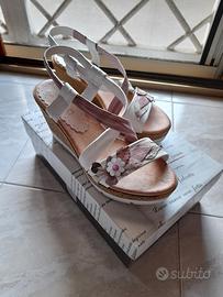 sandali con zeppa 37