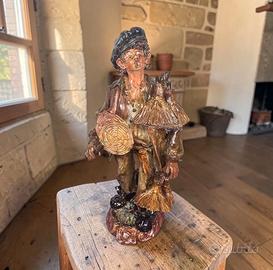 Scultura in ceramica Vintage Siciliana ( Sciacca )