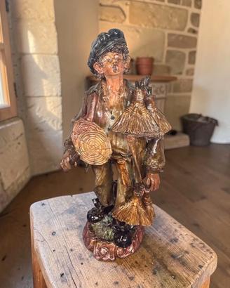 Scultura in ceramica Vintage Siciliana ( Sciacca )