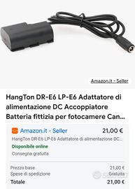 Adattatore Batteria a corrente Canon 