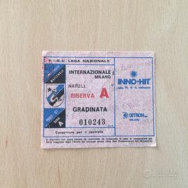 Biglietto Inter - Napoli 1980/81