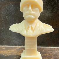 Candela scultorea busto Mussolini