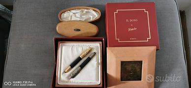 Stilografiche Stipula Il Dono Coppia Oro 18 kt+925