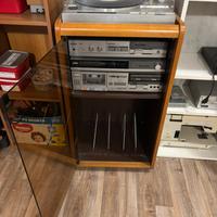 Stereo con giradischi hitachi