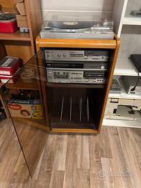 Stereo con giradischi hitachi