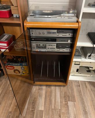 Stereo con giradischi hitachi