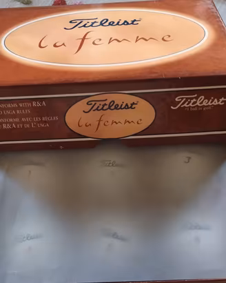 Cofanetto palline da golf nuove Titleist