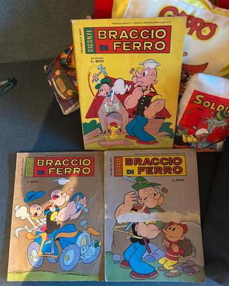 Braccio di ferro gigante N. 3 giornalini fumetti