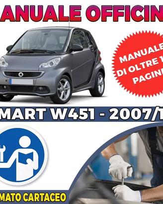 MANUALE OFFICINA SMART FORTWO W451 (2007 - 2015)