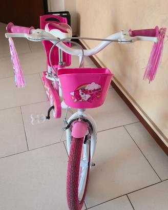 bicicletta bambina unicorno, 16 pollici