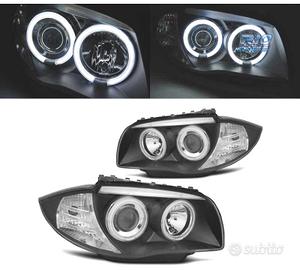 FARI BMW E81 E87 E82 E88 ANGEL EYES CCFL FONDO NER