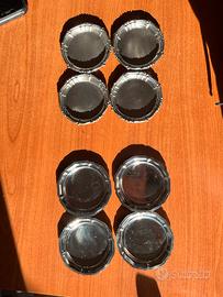 8 Sotto bicchieri  in acciaio