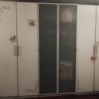 armadio Ikea pitturato bianco stile shabby dentroè