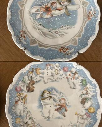 Piatti Porcellana Collezione Natale The Snowman