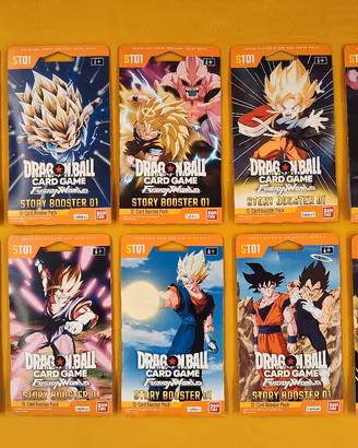 10 bustine DRAGON BALL ST01 Fusion World 
