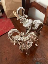 Elefanti in argento