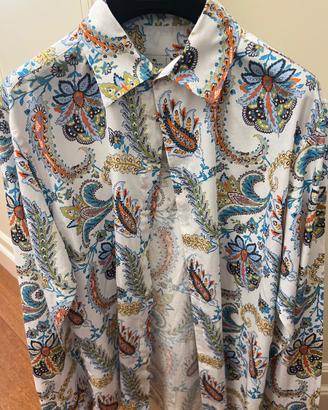 Camicia uomo Etro misura 40 fantasia in cotone