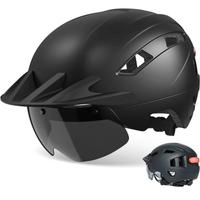 Casco bici elettrica con luce led