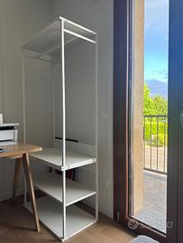 Ikea PLASTA armadio a giorno per vestiti (2 pezzi)
