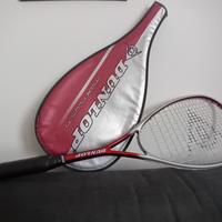 racchetta e custodia Squash Dunlop max plusti 
