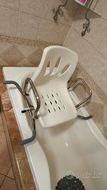 Sedia girevole per vasca da bagno