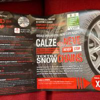 Calze da Neve pneumatici - NUOVE misura XL